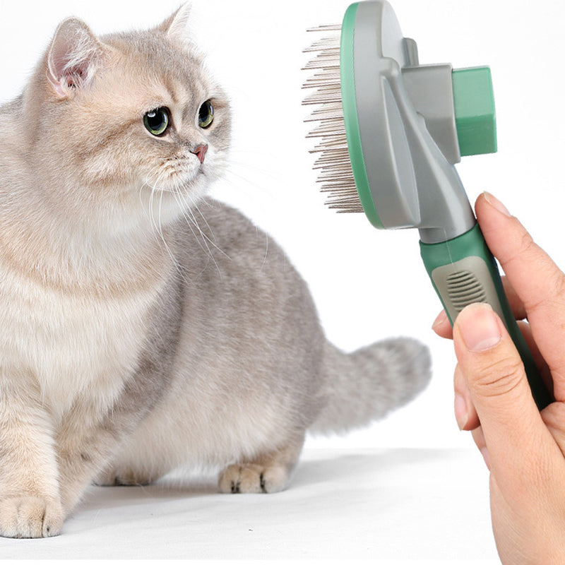 HISTOTREE Pet Hair Removal Needle Comb Dog Cat Floating Hair Cleaning Brush Grooming Supplies, ST - Green / Fine Needle HISTOTREE Pet Hair Removal Needle Comb Dog Cat Floating Hair Cleaning Brush Grooming Supplies, ST - Green / Fine Needle